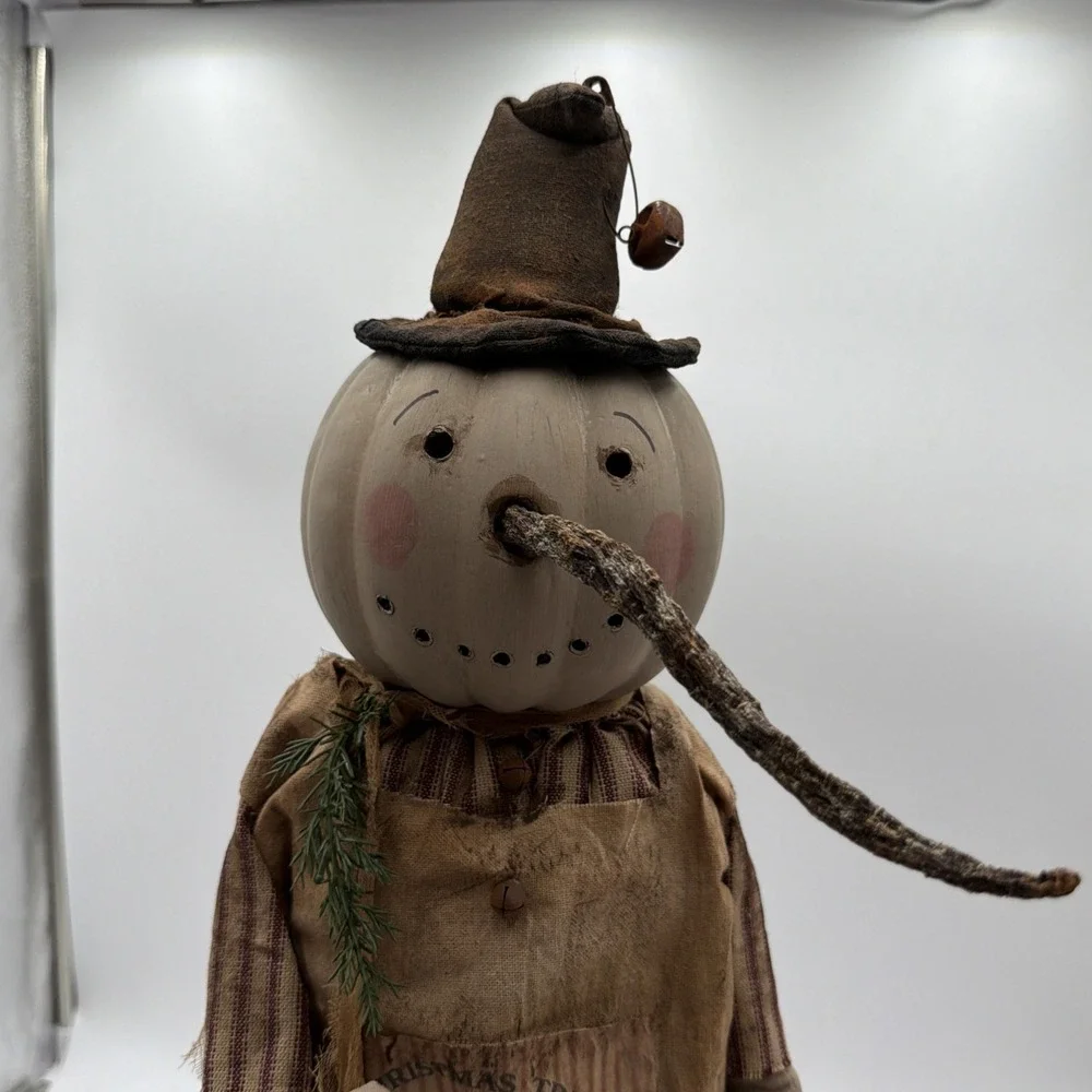 Primitive Folk Art Winter Doll 23